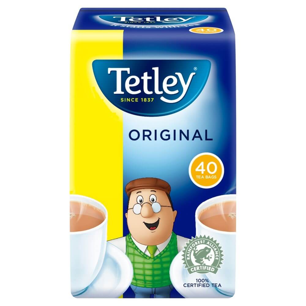 TETLEY ORIGINAL TEA BAGS x 40